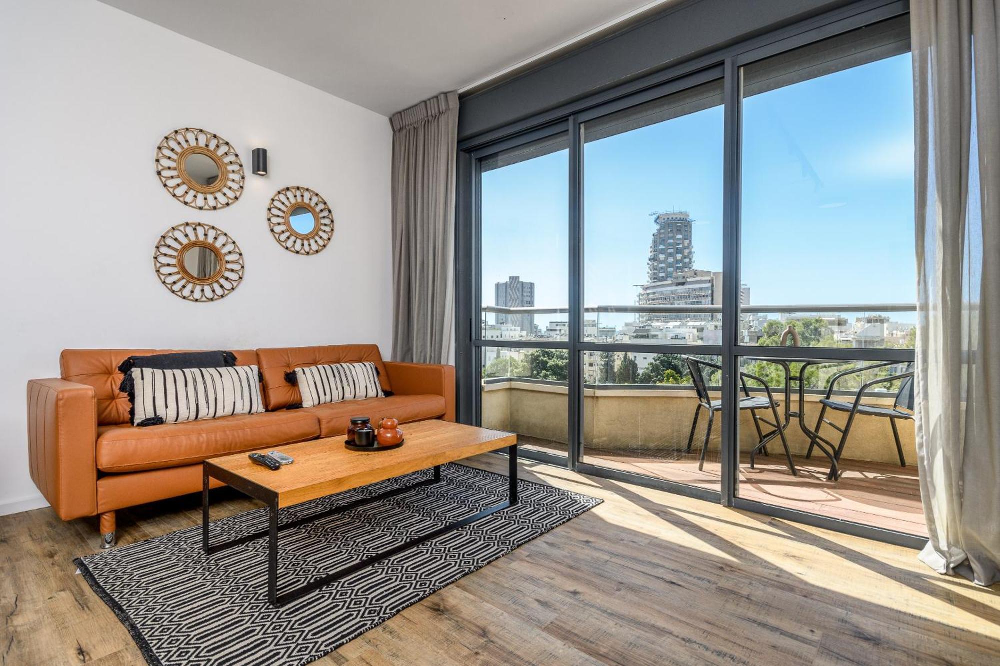 Modern&Sunny 1 BDR w balcony&parking Apartment Tel Aviv Bagian luar foto