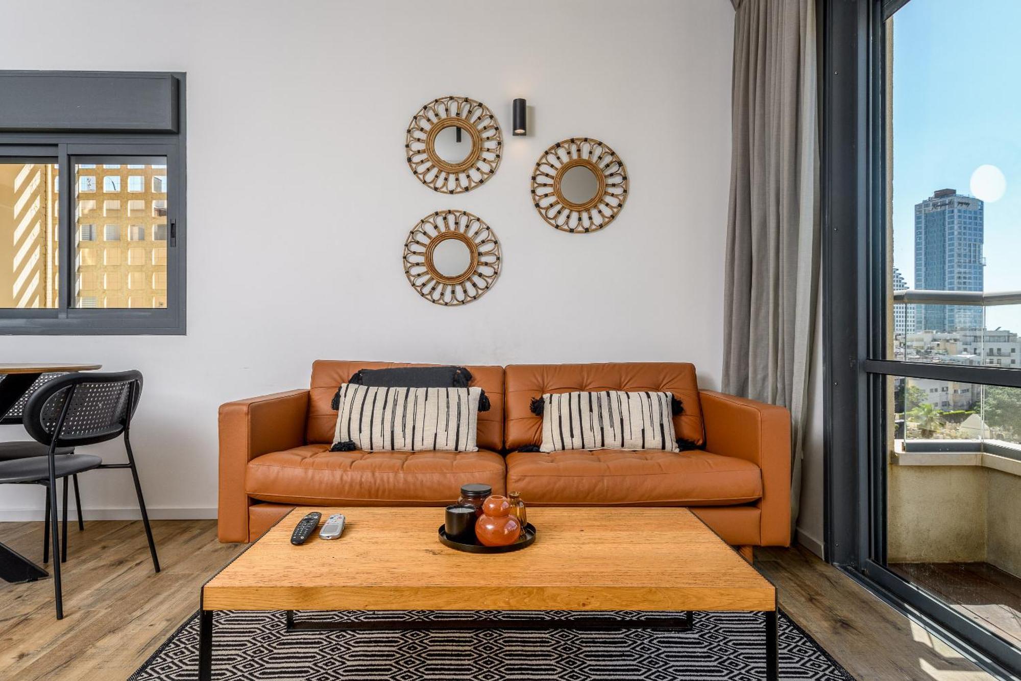 Modern&Sunny 1 BDR w balcony&parking Apartment Tel Aviv Bagian luar foto