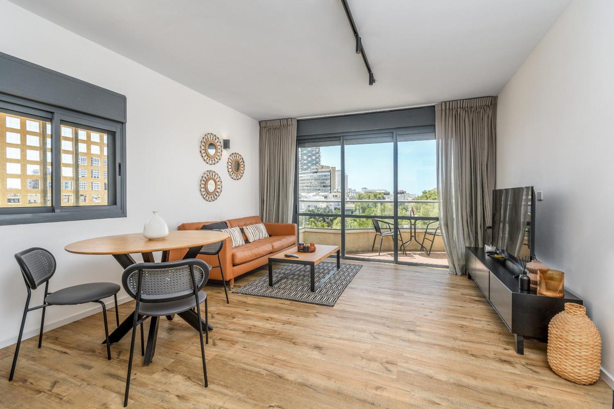 Modern&Sunny 1 BDR w balcony&parking Apartment Tel Aviv Bagian luar foto